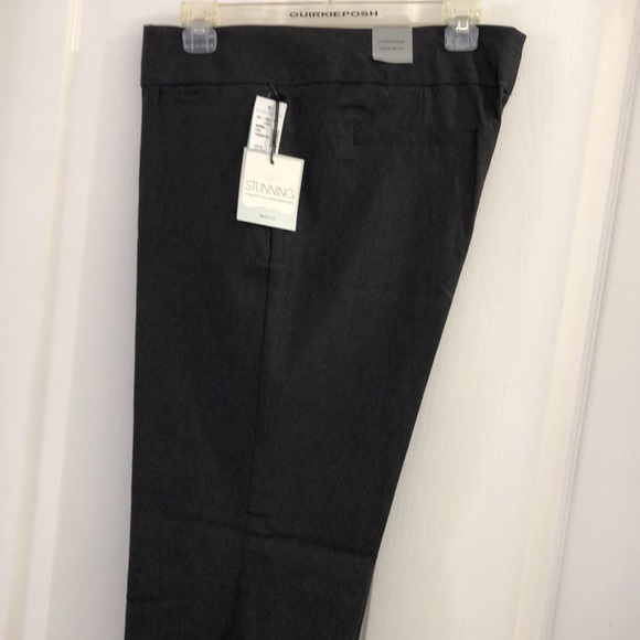 Maurices Ladies NWT Dress Pants Size 15/16 Dark Grey 10/10 - Picture 3 of 9